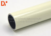 Colorful Plastic Coated Steel Tube Lightweight Round Shape For Lean Warehouse Shelves