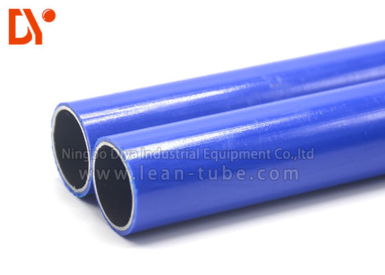 Thick Wall Plastic Coated Steel Tube Large Loading Capacity For Decoration