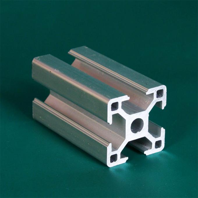 Groove Square Aluminium Profile สายการประกอบอุตสาหกรรม โปรไฟล์อลูมิเนียม 6063 1
