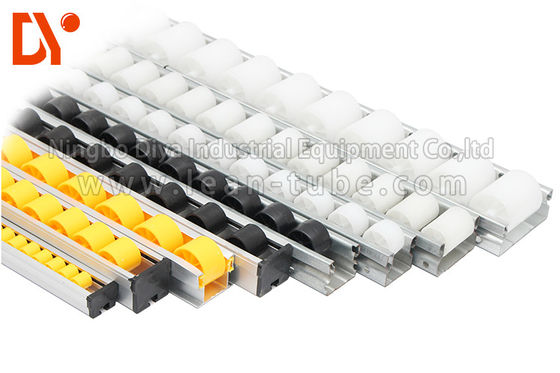 Structural Sliding Gravity Roller Track System PU Wheel Corrosion Resistance