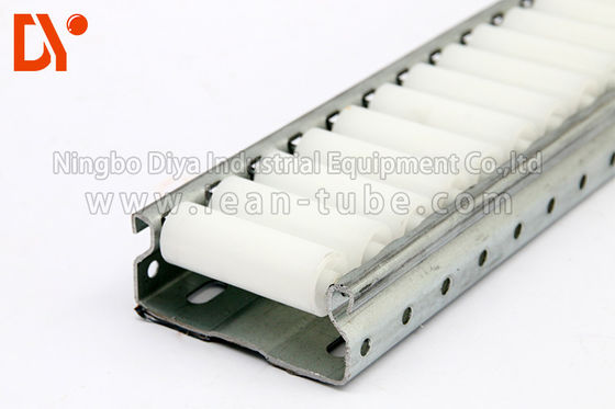 Structural Sliding Gravity Roller Track System PU Wheel Corrosion Resistance