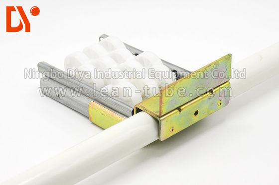 Structural Sliding Gravity Roller Track System PU Wheel Corrosion Resistance