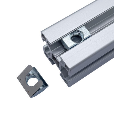 2020 3030 4040 Series Universal Aluminum Profile Fastener M4 M5 M6 M8 Roll-in Spring Leaf T Slot Nuts