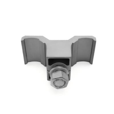 2026  Hot Selling Heavy Duty Aluminum Lean Pipe Wheel Connect Premium Mounting Plate for Efficient Organization