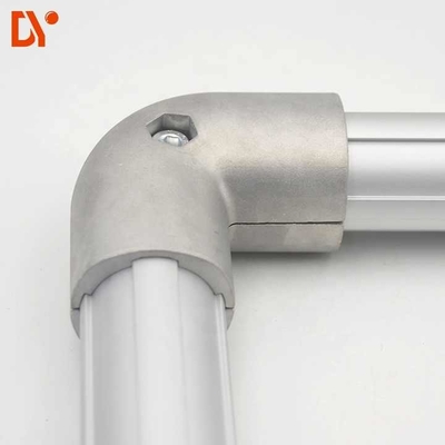 90 องศาเอลโค้ชรุ่นที่ 3 อลูมิเนียมสับสนอลอย Lean Pipe Joint Connector