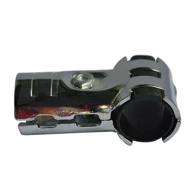 HJ-10 โรงงานเฉพาะทาง ปรับแต่งข้อต่อท่อ Lean Tube Connector โลหะ ข้อต่อโลหะเดี่ยวสำหรับชั้นวางท่อ