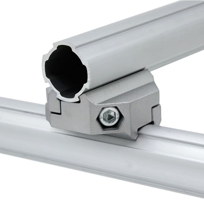 อุตสาหกรรมอัลลูมิเนียม Lean Tube Connector อัลลูมิเนียมเหล็กผสมท่อ