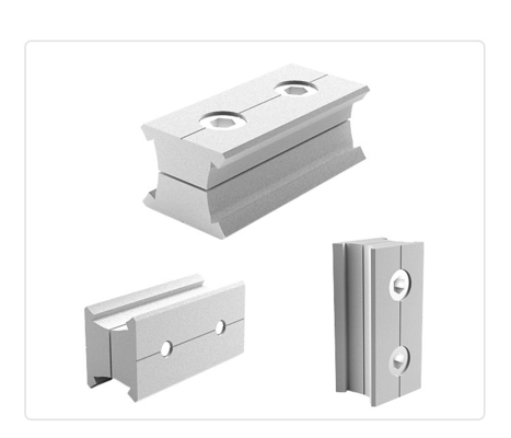DYJ28-A08 การขยายขนานร่วม การปรับปรุงการจัดการด้วยวัสดุ Lean Pipe Joint Profile Aluminum Corner Joint