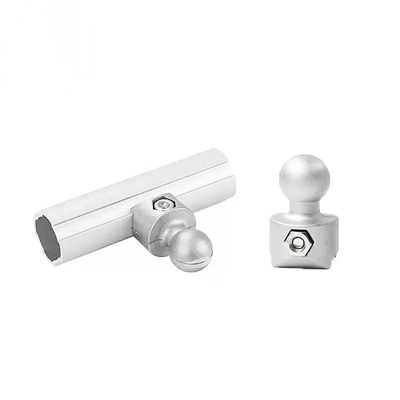 อุตสาหกรรมอัลลูมิเนียมโครงสร้าง Lean Pipe Fittings ระบบเชื่อมต่อสําหรับชั้น