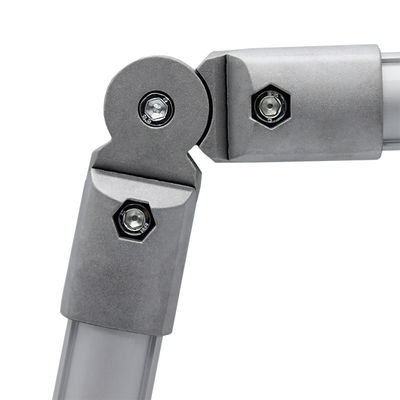 โรงงาน ขายปลีก ท่อเหล็ก อลูมิเนียม OD 28 มิลลิเมตร Lean Pipe Angle Joint