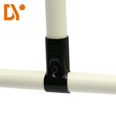 HJ-1 Black Electrophoresis Lean Pipe Joint Chrome Plating สายเชื่อมท่อ Lean สายเชื่อม