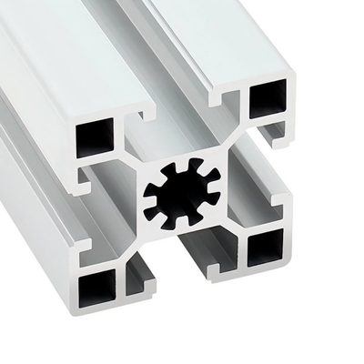 45*45 โครงสร้างโปรไฟลอลูมิเนียม Extrusion Frame T Slot Custom Extruded Anodized Industrial Aluminium Profiles โปรไฟลอลูมิเนียมออนอดิเจดประเภทอุตสาหกรรม