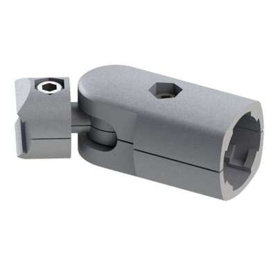 DYJ19-A07 Third Generation Aluminum Lean Pipe Assembly Line Accessories Warehouse Aluminum Tube Connector 180 Degree Joint Outer Type
