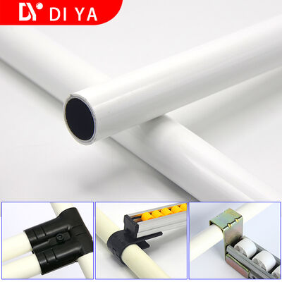 0.8-2.0mm Thickness PE Coated Industrial Lean Pipe Steel Tube